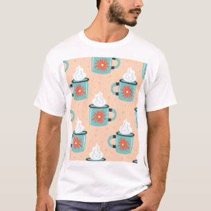 T-shirt Coupe bleu clair Motif sans voile.