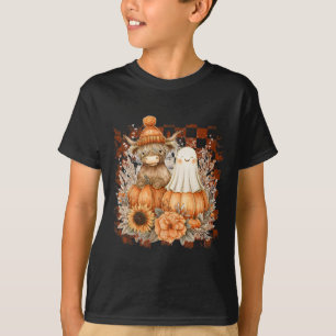 T-shirt Coupe Chute Vache Fantôme Saison Éffrayante Automn