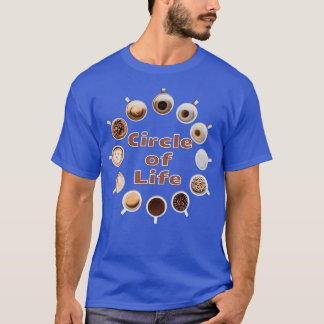 T-shirt Coupe Circle de la vie de café Mug Coffee