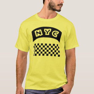T-shirt Coupe-circuit de NYC avec le damier et la bannièr