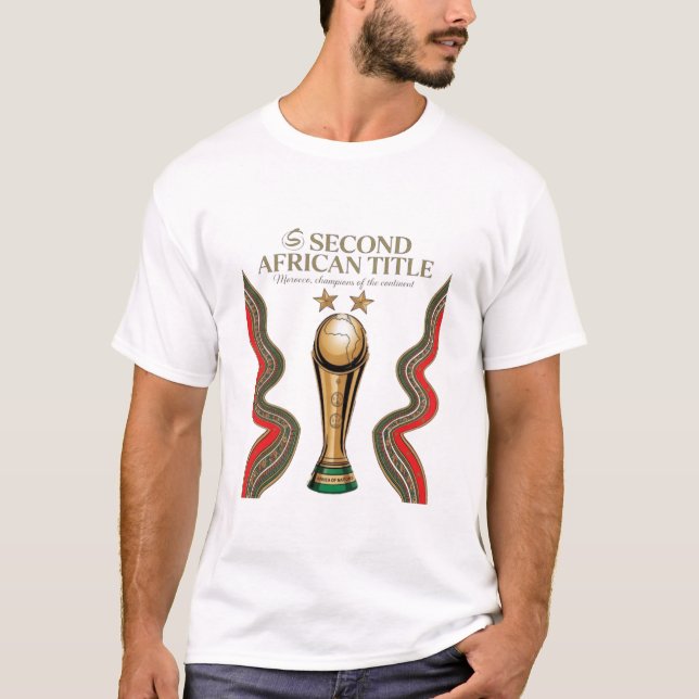 T-shirt Coupe d'Afrique au Maroc (Devant)