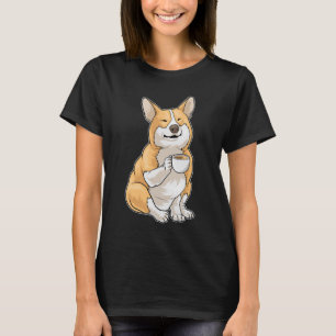 T-shirt Coupe de café Corgi