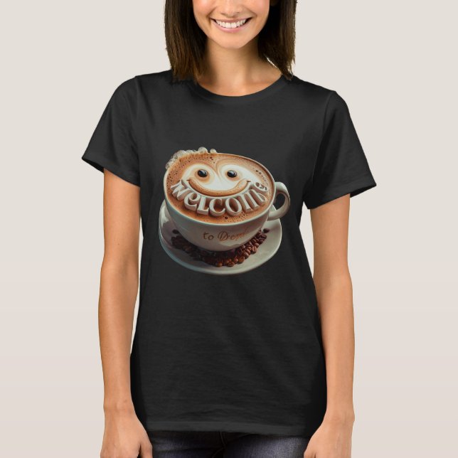 T-shirt Coupe de café prêt à boire (Devant)