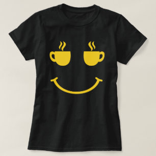 T-shirt Coupe de café sourire