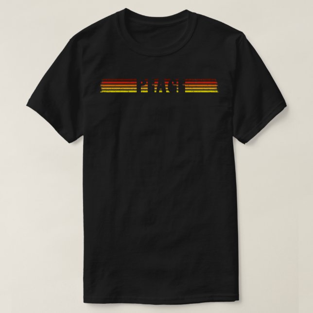 T-shirt Coupe de coucher de soleil Retro Peace (Design devant)