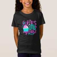 Coupe de filles Cupidon petit gâteau de la Saint-V