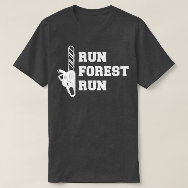 T-shirt Coupe de forêt de course de bûcherons w (Design devant)