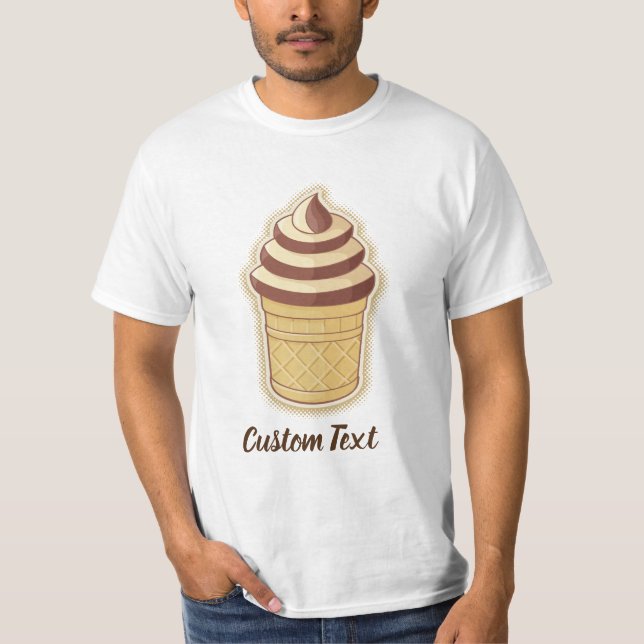T-shirt Coupe de glace deux saveurs (Devant)