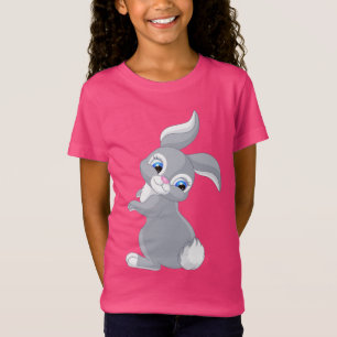 T-Shirt Coupe de lapin de caricature