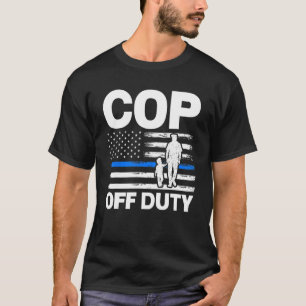T-shirt Coupe de police de la flic hors service