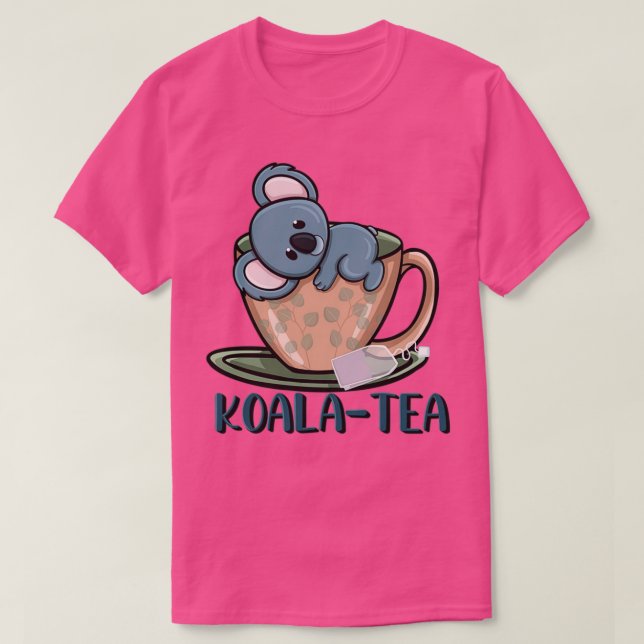 T-shirt Coupe de Thé KoalaTea Pun (Design devant)