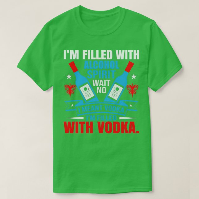 T-shirt Coupé de vodka (Design devant)