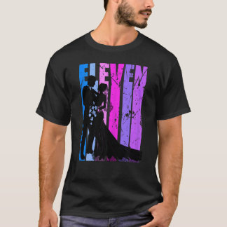 T-shirt Coupe des femmes mariées 11e anniversaire de Maria