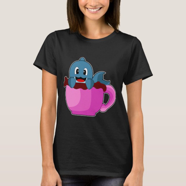 T-shirt Coupe Dolphin Coffee (Devant)