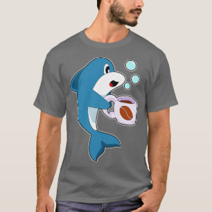 T-shirt Coupe Dolphin Coffee
