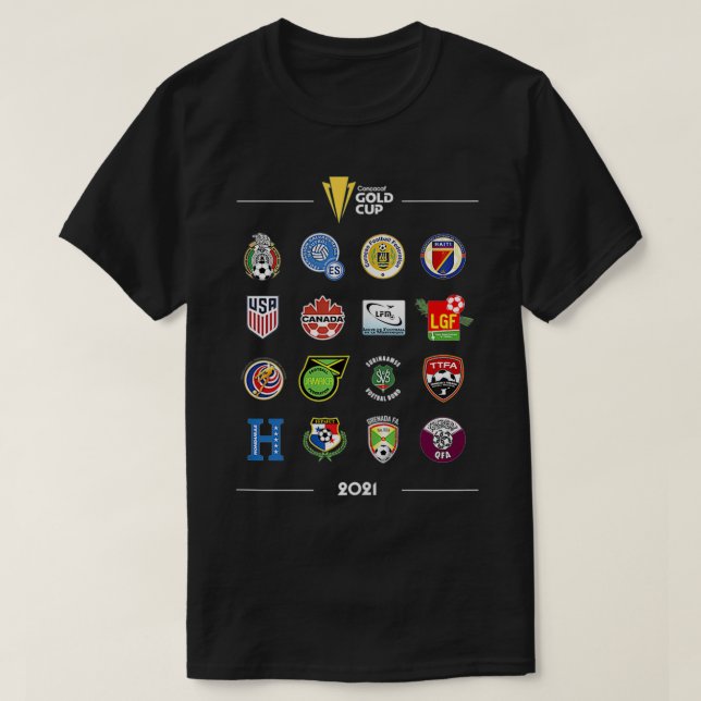 T-shirt Coupe d'or Concacaf  (Design devant)