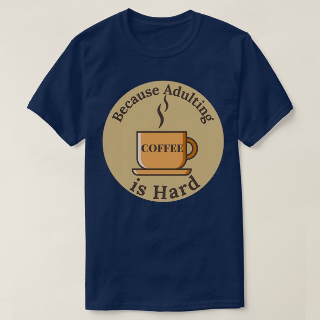 T-shirt Coupe du café Vintage 2 (Design devant)