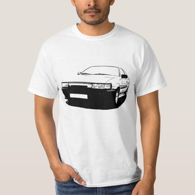 T-shirt Coupé du GT de la corolle AE86 (Devant)