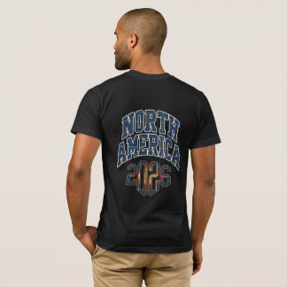 T-shirt Coupe du Monde 2026 Nations Hôtes d'Unité d'Amériq