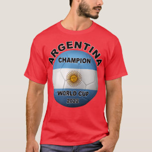 T-shirt Coupe du Monde de Champion d'Argentine 2022