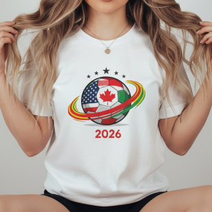 T-shirt Coupe du Monde de Football 2026