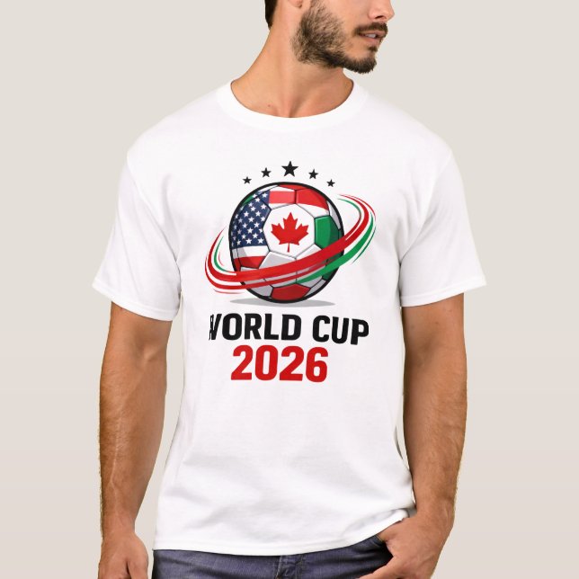 T-shirt Coupe du Monde de Football 2026  (Devant)