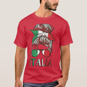 T-shirt Coupe du monde de football Italia Drapeau Italien 