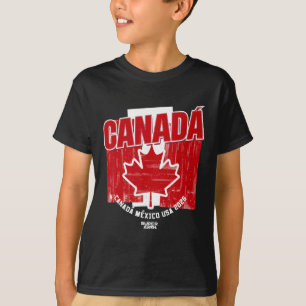 T-shirt Coupe du Monde des Supporters de Soccer Canada 202