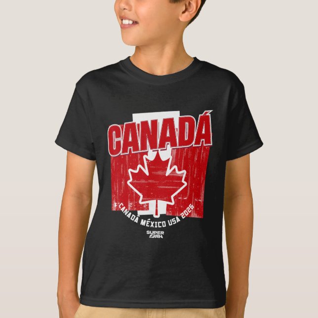 T-shirt Coupe du Monde des Supporters de Soccer Canada 202 (Devant)