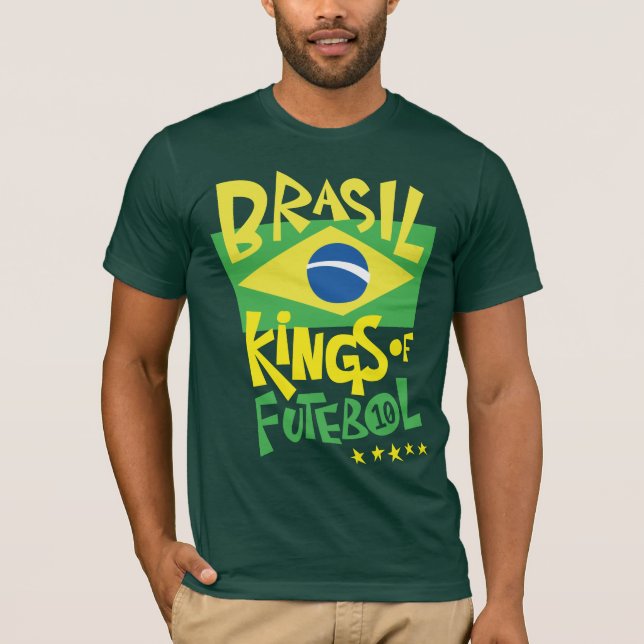 T-SHIRT COUPE DU MONDE DU BRÉSIL (Devant)