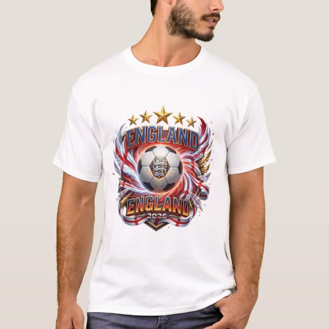 T-shirt Coupe du Monde FIFA 2026 - Angleterre (Devant)