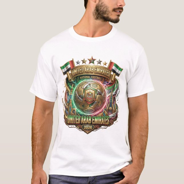 T-shirt Coupe du Monde FIFA 2026 - EAU (Devant)