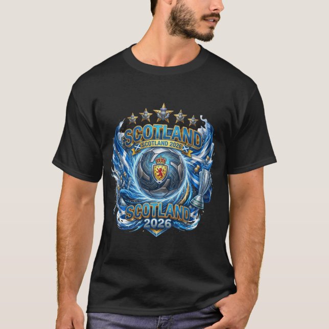 T-shirt Coupe du Monde FIFA 2026 - Écosse (Devant)