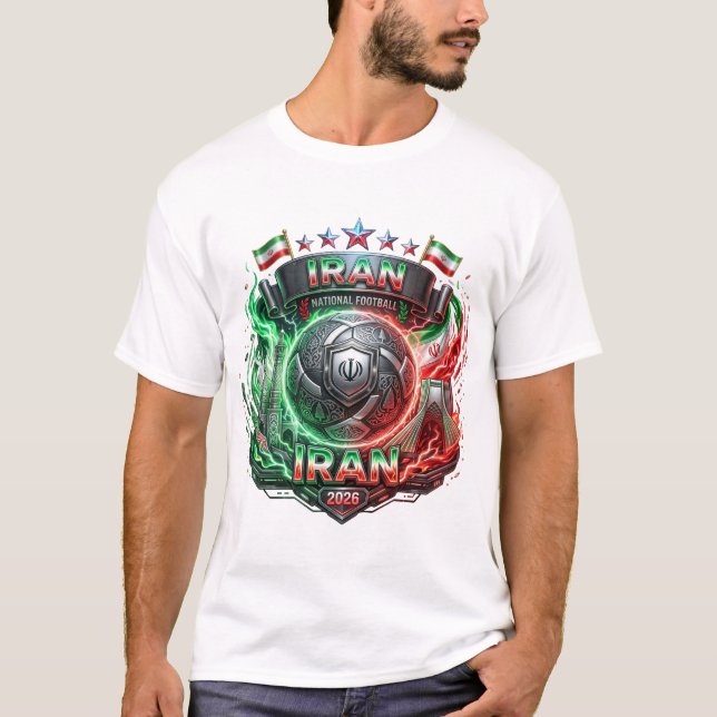 T-shirt Coupe du Monde FIFA 2026 - Iran (Devant)