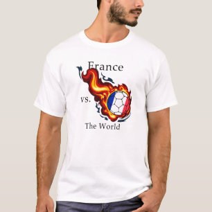 T-shirt Coupe du monde - France contre monde