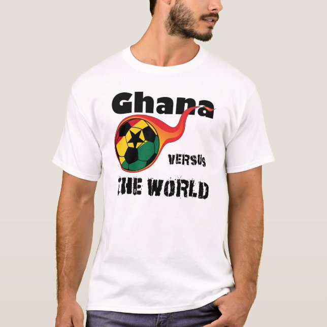 T-shirt Coupe du monde - Ghana contre le monde (Devant)