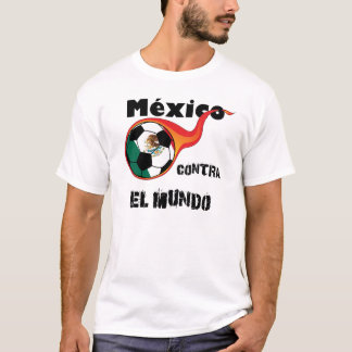 T-shirt Coupe du Monde - Le Mexique contre le monde