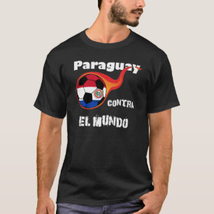 T-shirt Coupe du monde - Le Paraguay contre le monde