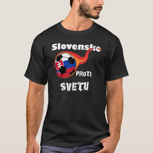 T-shirt Coupe du monde - Slovaquie contre le monde (Devant)