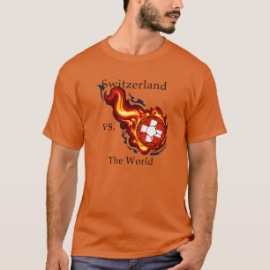 T-shirt Coupe du monde - Suisse contre monde