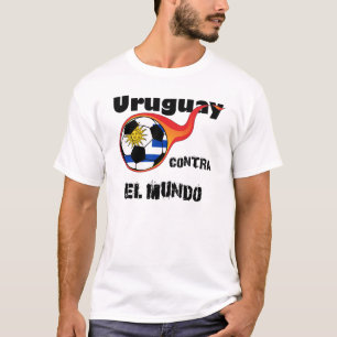 T-shirt Coupe du monde - Uruguay contre. Le monde