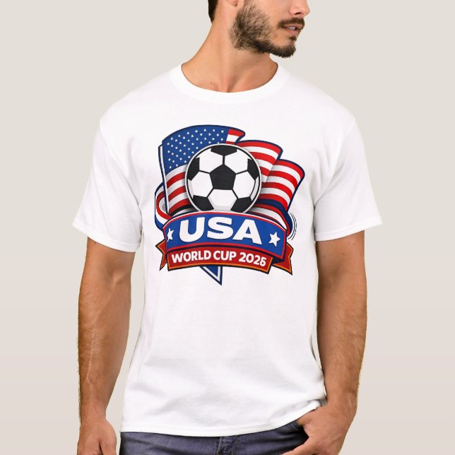 T-shirt Coupe du Monde USA 2026 (Devant)