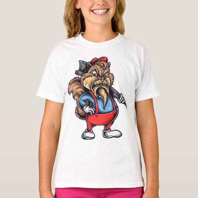 T-shirt Coupe en bois de chipe (Devant)