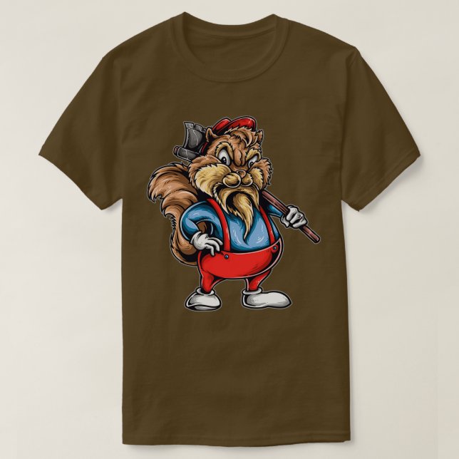 T-shirt Coupe en bois de chipe 2 (Design devant)