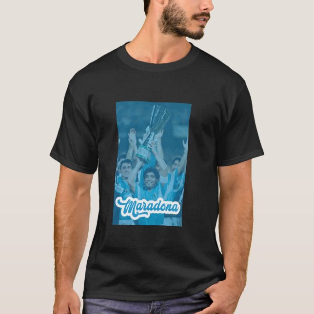 T-shirt Coupe Maradona Napoli (Devant)