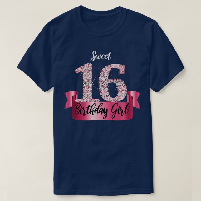T-shirt Coupe rose noire (Design devant)