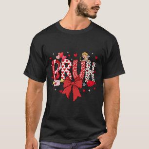 T-shirt Coupe Saint-Valentin Bruh Cupidon Mème Coquette Ar
