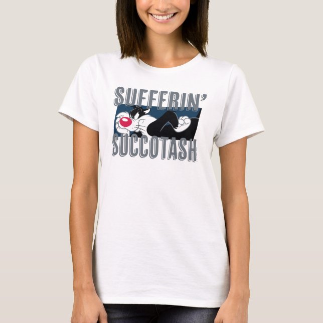 T-shirt Coupe Sufferin' Succotash SYLVESTER™ (Devant)