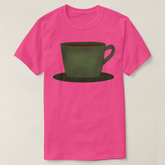 T-shirt Coupe verte de café (Design devant)