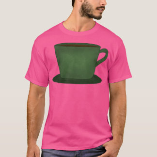 T-shirt Coupe verte de café
